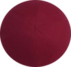 Linen Kippah: Cardinal