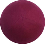 Linen Kippah: Magenta