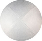 Felt Kippah: White