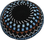 Knit Kippah: Classic Navy Blue