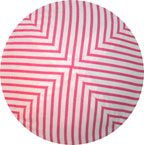 Plaid Kippah: Pink Stripes