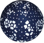 Wood-Dye Kippah: Lily