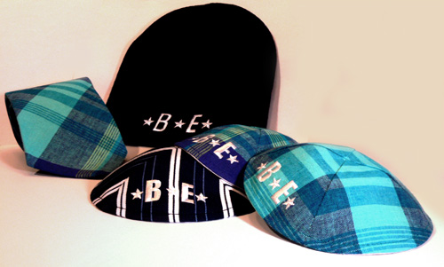 Plaid Cloth with matching tie and Snow Hat