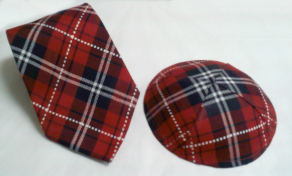 Red-Plaid-Tie-Kippah-Set