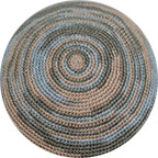 Navy Blue Kippah