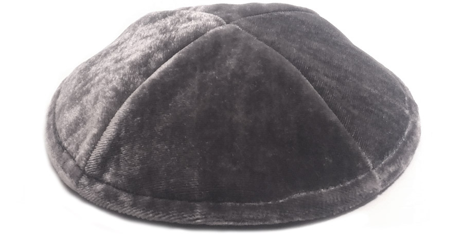 Crushed Velvet Kippah Material