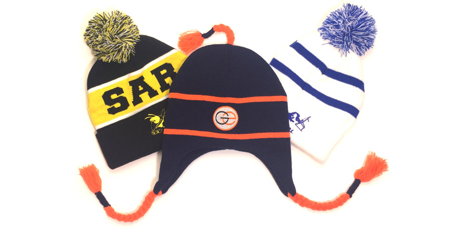 Custom Knit Snow Hats Designs